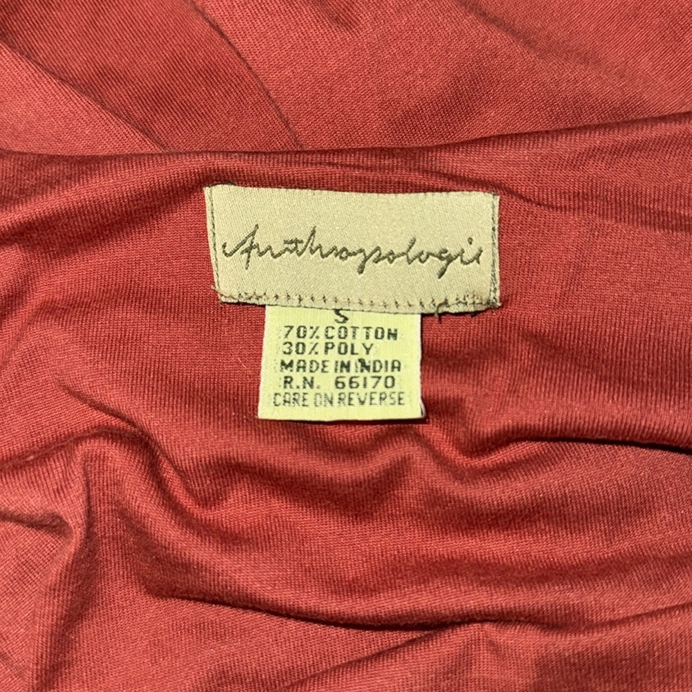 HP2✨ Anthropologie Rust Maxi Dress - Picture 3 of 8